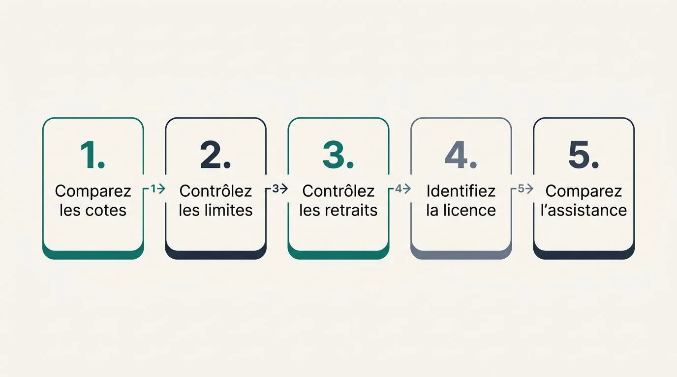 Méthode d'évaluation pour le classement — bookmakers Afrique du Sud