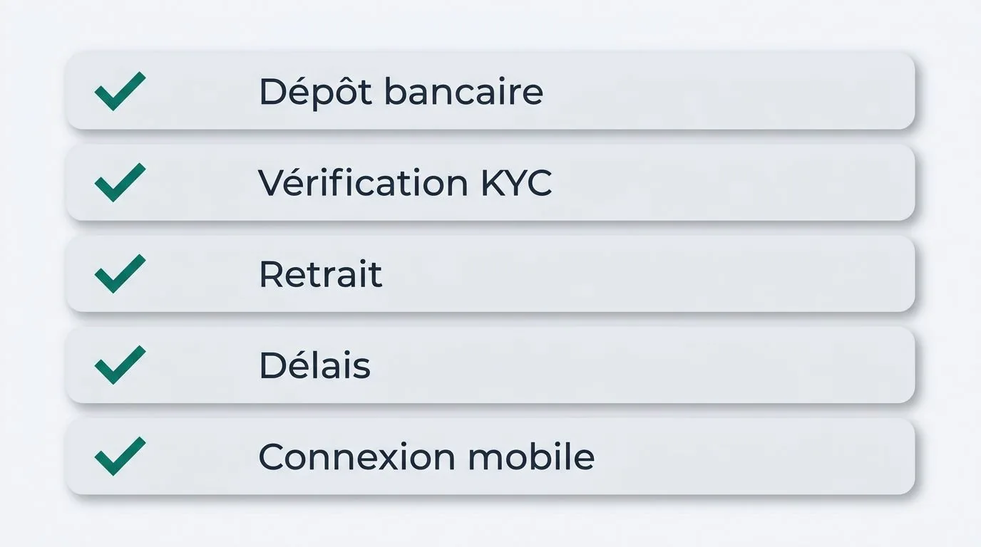 Vérifiez vos paiements et votre accès mobile — bookmakers Afrique du Sud