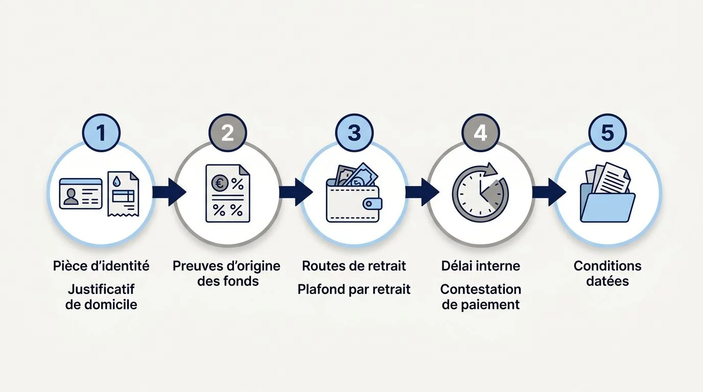 Tester le retrait avant de déposer