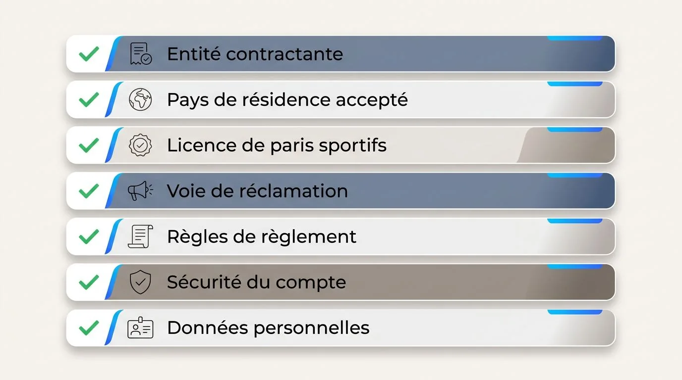Éligibilité, entité et licence — bookmakers Espagne