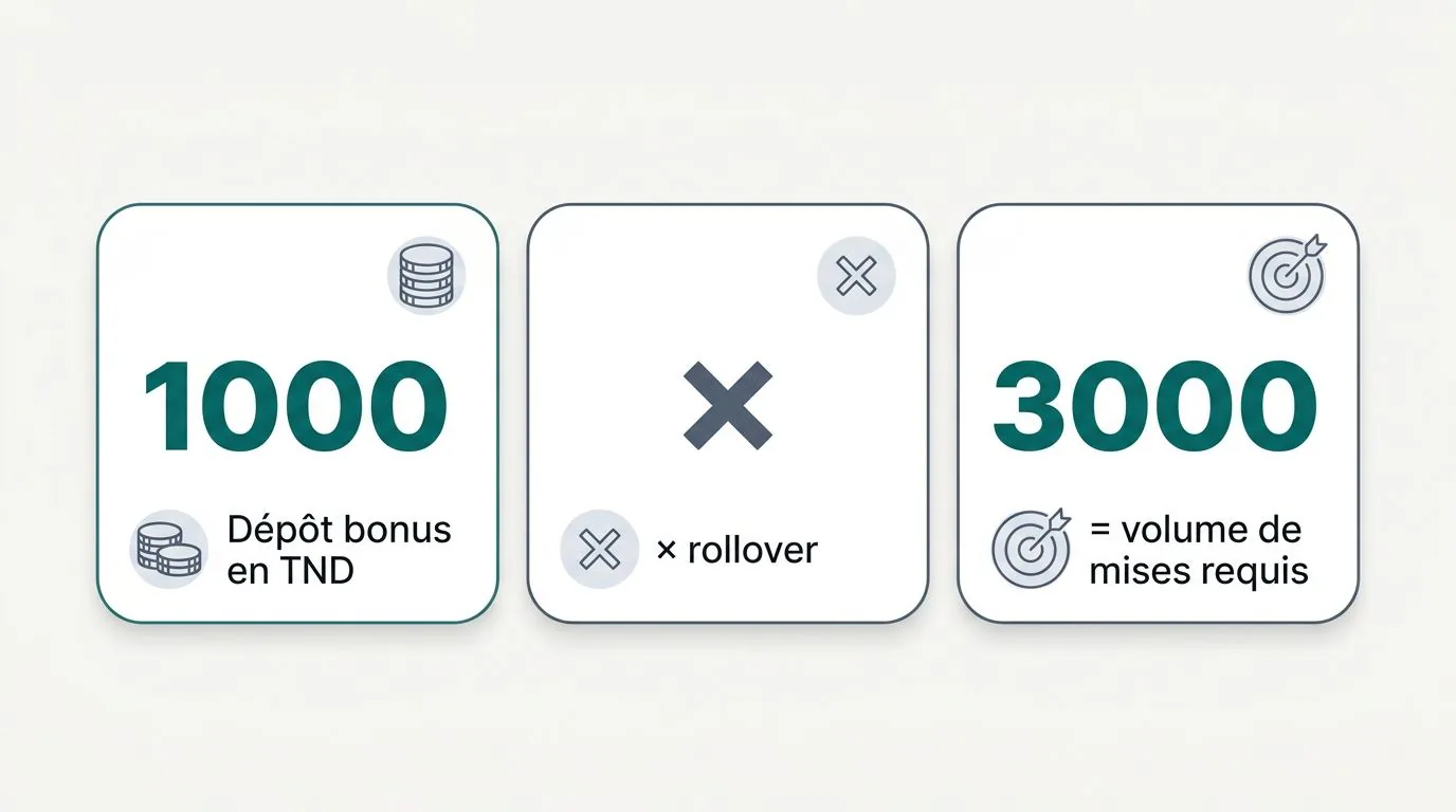 Bonus de bienvenue et valeur promotionnelle — bookmakers Tunisie