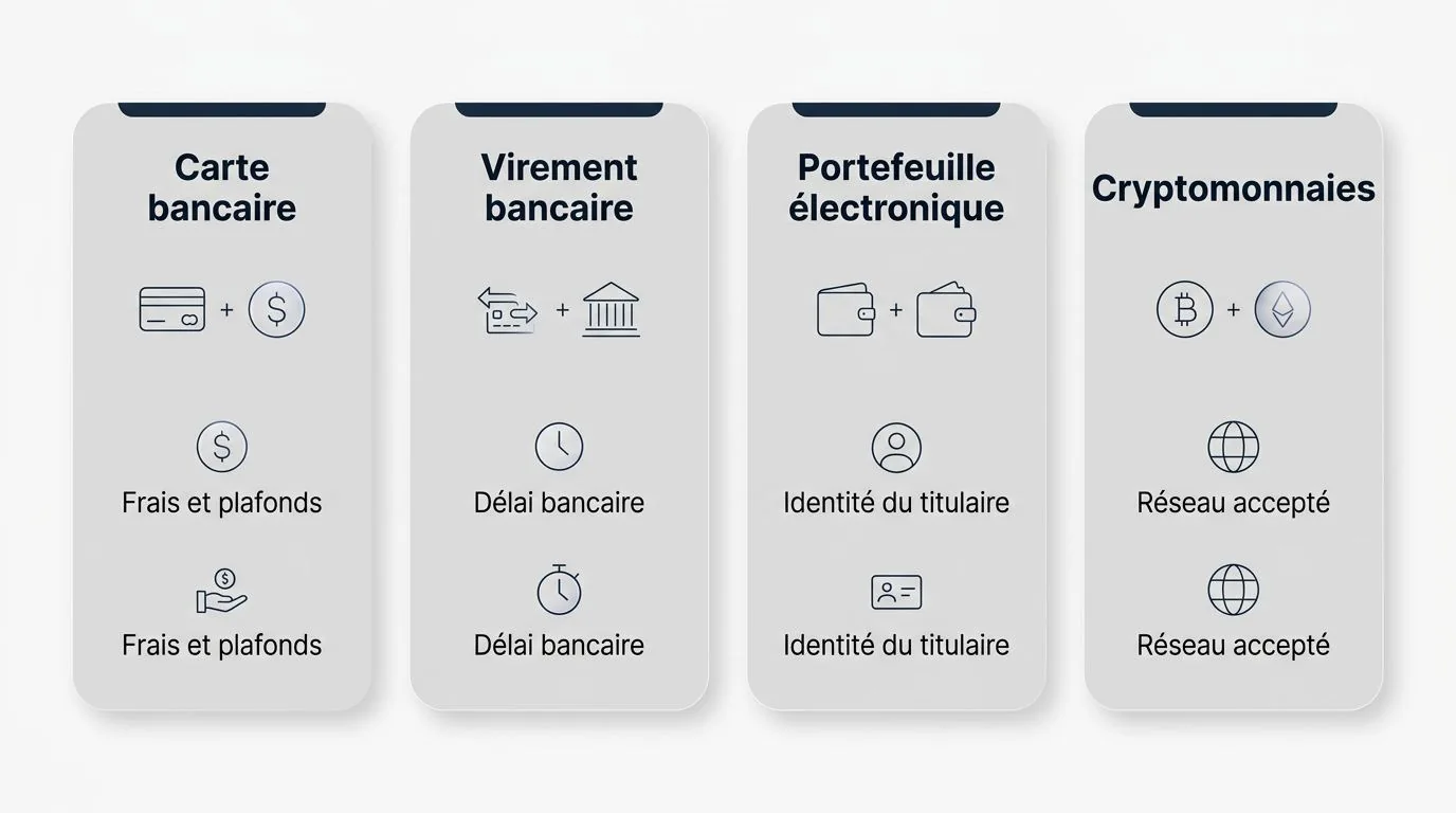 Paiements, devises et retraits